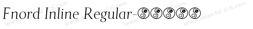 Fnord Inline Regular字体转换
